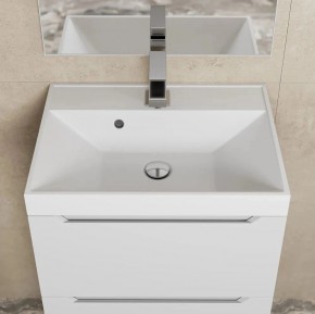 Тумба под раковину Uperwood Tanos 50 см, подвесная, белая матовая в Екатеринбурге - ok-mebel.com | фото 10