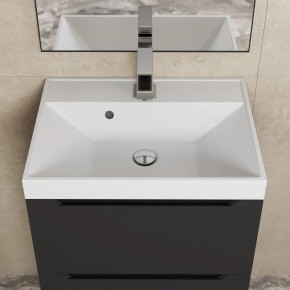 Тумба под раковину Uperwood Tanos 50 см, подвесная, черная матовая в Екатеринбурге - ok-mebel.com | фото 10