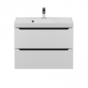 Тумба под раковину Uperwood Tanos 70 см, подвесная, белая/графит в Екатеринбурге - ok-mebel.com | фото 8