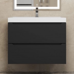 Тумба под раковину Uperwood Tanos 70 см, подвесная, черная матовая в Екатеринбурге - ok-mebel.com | фото 8