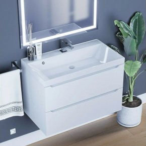 Тумба под раковину Uperwood Tanos 80 см, подвесная, белая матовая в Екатеринбурге - ok-mebel.com | фото 10