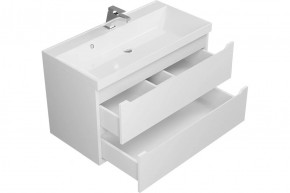 Тумба под раковину Uperwood Tanos 90 см, подвесная, белая матовая в Екатеринбурге - ok-mebel.com | фото 2