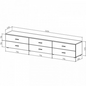 Тумба под ТВ Мартин-8 в Екатеринбурге - ok-mebel.com | фото 3