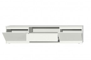 Тумба под ТВ "Хилтон" (Белый текстурный) в Екатеринбурге - ok-mebel.com | фото 2