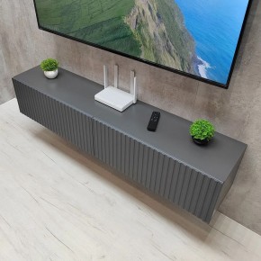 Тумба подвесная под ТВ LINES MTV1-MA 750 Темно-серый (Графит-M 10.1.25) в Екатеринбурге - ok-mebel.com | фото 11