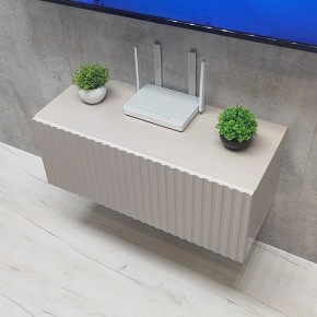 Тумба подвесная под ТВ LINES MTV1-MA 750 Бежевый (Леда-М 10.1.5) в Екатеринбурге - ok-mebel.com | фото 6