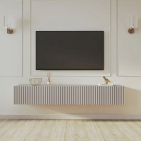 Тумба подвесная под ТВ LINES MTV3-MA 900 Бежевый (Леда-М 10.1.5) в Екатеринбурге - ok-mebel.com | фото 12