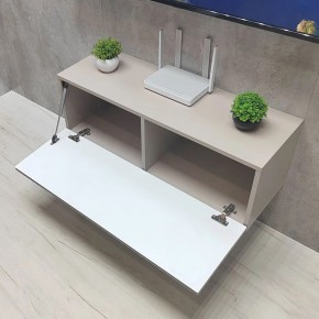 Тумба подвесная под ТВ LINES MTV3-MA 900 Бежевый (Леда-М 10.1.5) в Екатеринбурге - ok-mebel.com | фото 2