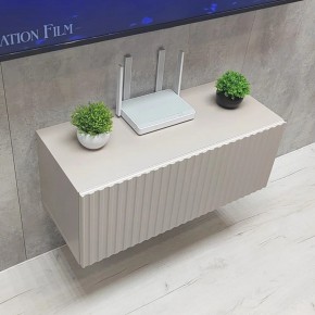 Тумба подвесная под ТВ LINES MTV3-MA 900 Бежевый (Леда-М 10.1.5) в Екатеринбурге - ok-mebel.com | фото 8