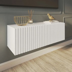 Тумба подвесная под ТВ LINES MTV3-MA 900 Белый глянец (Белый-M 10.1.1) в Екатеринбурге - ok-mebel.com | фото