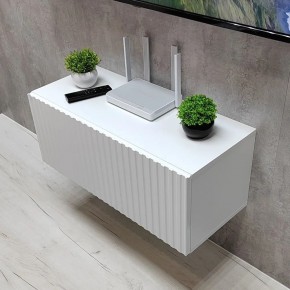 Тумба подвесная под ТВ LINES MTV3-MA 900 Белый матовый (Белый-M 10.1.2) в Екатеринбурге - ok-mebel.com | фото 8