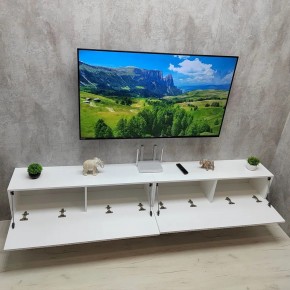 Тумба подвесная под ТВ LINES MTV4-MA 1150 Белый матовый (Белый-M 10.1.2) в Екатеринбурге - ok-mebel.com | фото 11