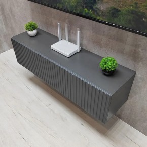 Тумба подвесная под ТВ LINES MTV4-MA 1150 Темно-серый (Графит-M 10.1.25) в Екатеринбурге - ok-mebel.com | фото 2