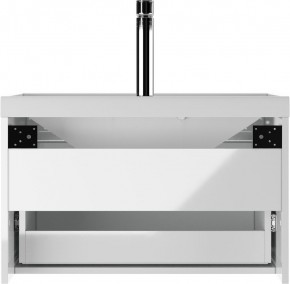 Тумба подвесная под умывальник "UNIT 80" Ева с одним ящиком В1 Айсберг (DA5903T) в Екатеринбурге - ok-mebel.com | фото 5