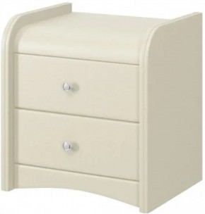 Тумба прикроватная №3 (экокожа белая) в Екатеринбурге - ok-mebel.com | фото 1