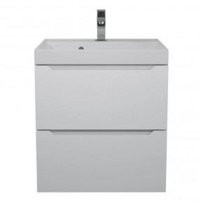 Тумба с раковиной Uperwood Tanos 50 см, подвесная, белая матовая в Екатеринбурге - ok-mebel.com | фото 12