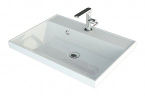 Тумба с раковиной Uperwood Tanos 50 см, подвесная, белая матовая в Екатеринбурге - ok-mebel.com | фото 3