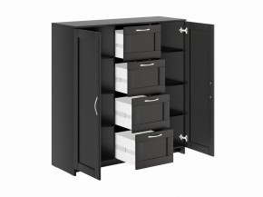 Тумба СИРИУС двухдверная с четырьмя ящиками, цвет Дуб Венге в Екатеринбурге - ok-mebel.com | фото 2