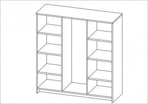 Тумба СИРИУС двухдверная с четырьмя ящиками, цвет Дуб Венге в Екатеринбурге - ok-mebel.com | фото 3