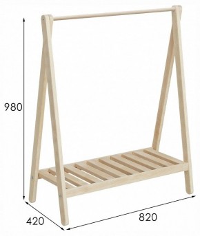 Вешалка гардеробная Стойка низкая в Екатеринбурге - ok-mebel.com | фото 11