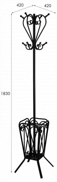Вешалка-стойка М 5Н в Екатеринбурге - ok-mebel.com | фото 2
