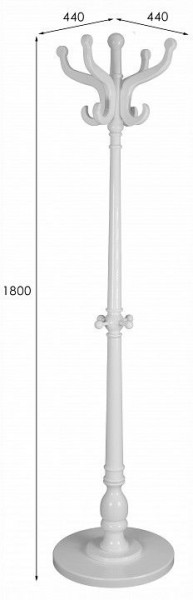 Вешалка-стойка В 1Н в Екатеринбурге - ok-mebel.com | фото 7