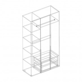 ВИТА Шкаф 3-ств (темно серый) в Екатеринбурге - ok-mebel.com | фото 2