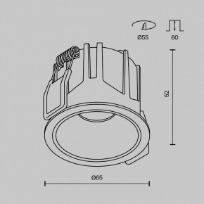 Встраиваемый светильник Maytoni Alfa LED DL043-01-10W4K-RD-W-1 в Екатеринбурге - ok-mebel.com | фото 10