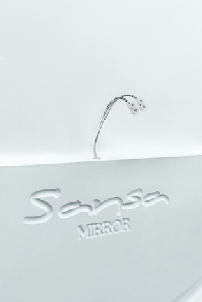 Зеркало Gia 75 white с подсветкой Sansa (SGa1044Z) в Екатеринбурге - ok-mebel.com | фото 5