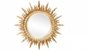 Зеркало круглое золото (1810(1) в Екатеринбурге - ok-mebel.com | фото 1