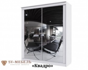 Зеркало «Квадро» (на одну створку) для Шкафа-купе №19 Серия 3 (1700) в Екатеринбурге - ok-mebel.com | фото