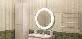 Зеркало Мехико 720х720 с подсветкой Домино (GL7020Z) в Екатеринбурге - ok-mebel.com | фото 7