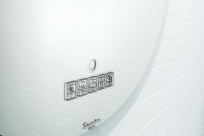 Зеркало Moon 72 white с подсветкой Sansa (SMo1046Z) в Екатеринбурге - ok-mebel.com | фото 4