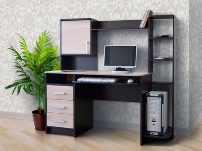 Прямые компьютерные столы от Ок-мебель в Екатеринбурге